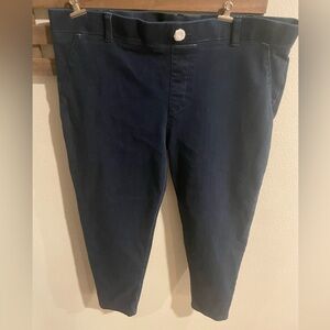 NWT Betabrand blue straight leg jeans size XL